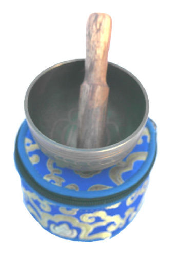 Meditation singing bowl w/silk pouch 3" SB-815